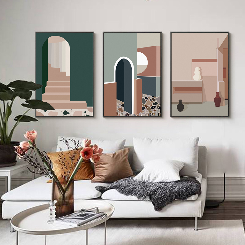 Ретро Моранди здание холст иск – обзор и цена Interior Design And Build