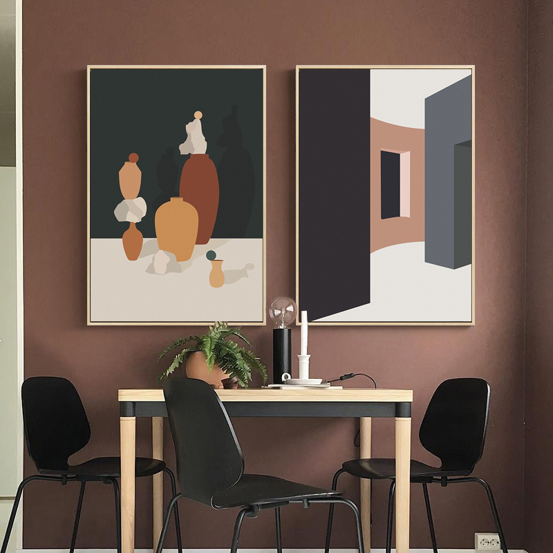 Ретро Моранди здание холст иск – обзор и цена Interior Design And Build